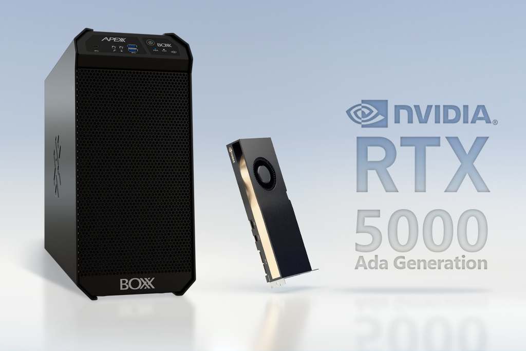 BOXX Shipping NVIDIA RTX 5000 Ada Gen GPUs Now