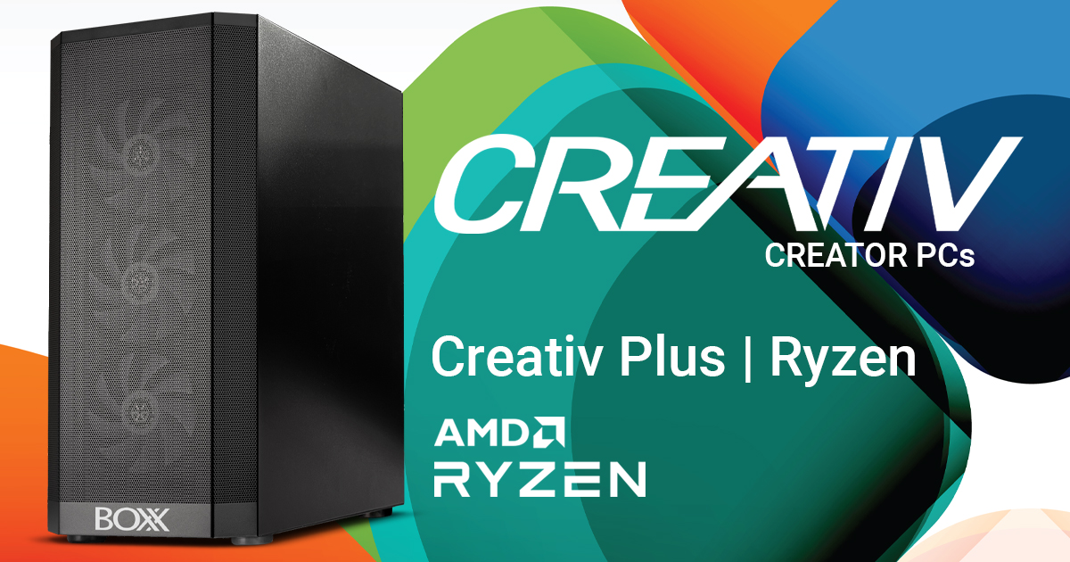 Creator PC for Maya and Blender | Creativ Plus Ryzen from BOXX Technologies